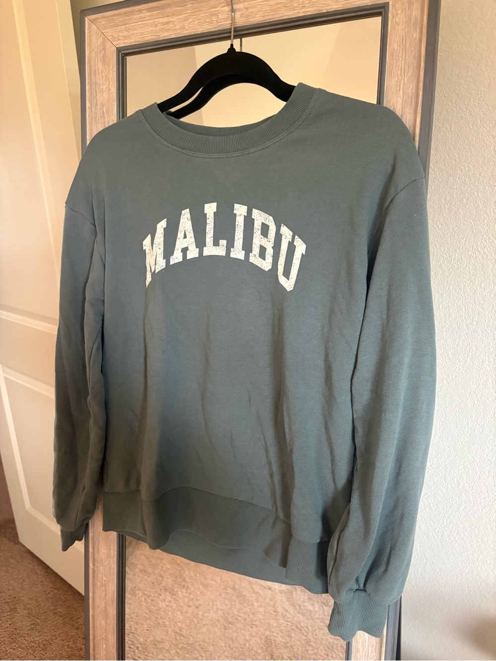 C&C California Slate Green Malibu Crewneck Sweatshirt